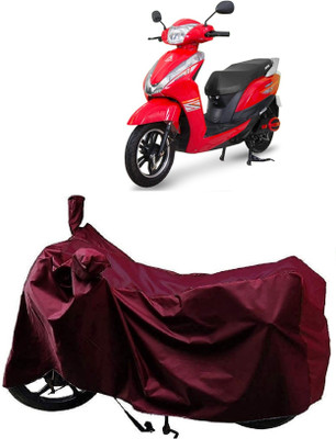 ANTOFY Two Wheeler Cover for Ampere(Magnus BS6, Maroon)