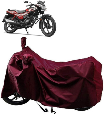 Autoprime Two Wheeler Cover for TVS(Star City Plus BS6, Maroon)