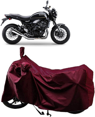 Autoprime Two Wheeler Cover for Kawasaki(Z900RS BS6, Maroon)