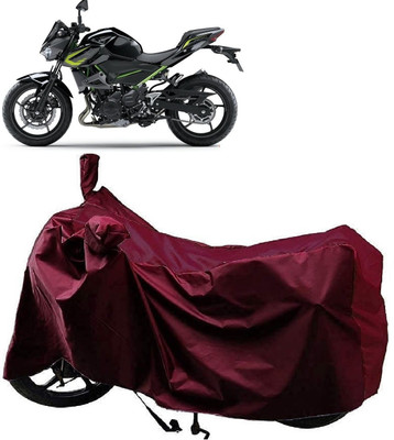 ANTOFY Two Wheeler Cover for Kawasaki(Z400, Maroon)