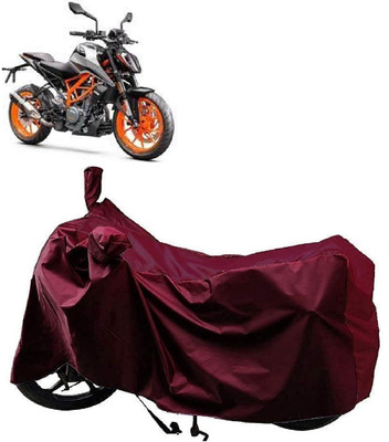 AutoFave Two Wheeler Cover for KTM(390 Duke BS6, Maroon)