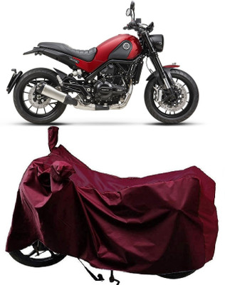 Autoprime Two Wheeler Cover for Benelli(Leoncino, Maroon)