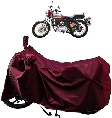 AutoFave Two Wheeler Cover for Royal Enfield(Electra 4S, Maroon)