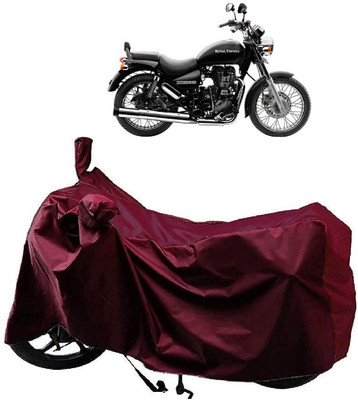 AutoFave Two Wheeler Cover for Royal Enfield(Thunderbird 500, Maroon)