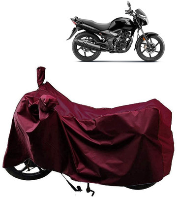 AutoFave Two Wheeler Cover for Honda(CB Unicorn, Maroon)