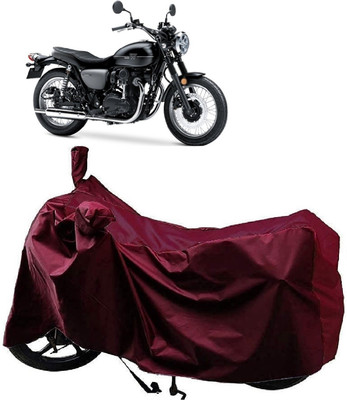 AutoFave Two Wheeler Cover for Kawasaki(W800, Maroon)