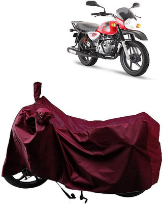 ANTOFY Two Wheeler Cover for Bajaj(Boxer AT, Maroon)