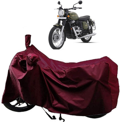 Autoprime Two Wheeler Cover for JAWA(Forty Two, Maroon)