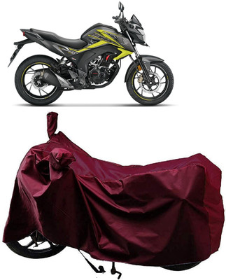 AutoFave Two Wheeler Cover for Honda(CB Hornet 160, Maroon)