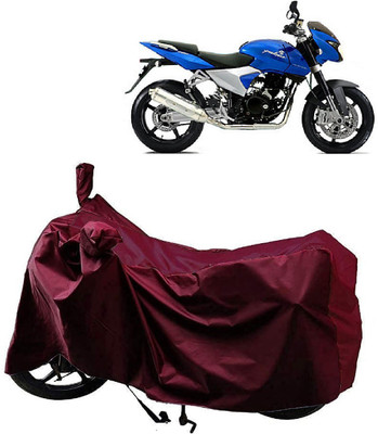 AutoFave Two Wheeler Cover for Bajaj(DTS-i, Maroon)