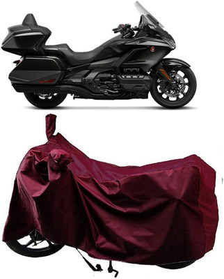 Autoprime Two Wheeler Cover for Honda(Gold Wing GL1800, Maroon)