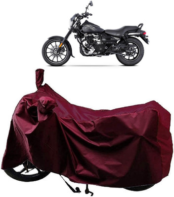 AutoFave Two Wheeler Cover for Bajaj(Avenger Street 160, Maroon)