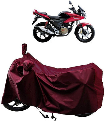 AutoFave Two Wheeler Cover for Honda(CBF, Maroon)