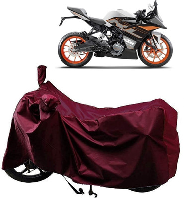 Autoprime Two Wheeler Cover for KTM(RC 125, Maroon)