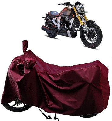 AutoKick Two Wheeler Cover for TVS(Zeppelin, Maroon)