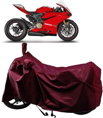 ANTOFY Two Wheeler Cover for Ducati(Panigale, Maroon)