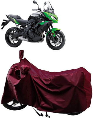 AutoFave Two Wheeler Cover for Kawasaki(Versys 650 BS6, Maroon)