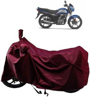 AutoFave Two Wheeler Cover for Hero(Super Splendor, Maroon)