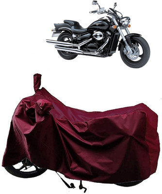 AutoKick Two Wheeler Cover for Suzuki(Intruder M800, Maroon)