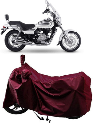 ANTOFY Two Wheeler Cover for Bajaj(Avenger 220 Cruise, Maroon)