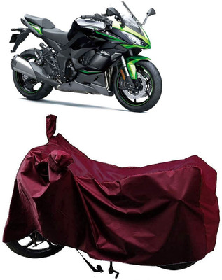 ANTOFY Two Wheeler Cover for Kawasaki(Ninja 1000, Maroon)