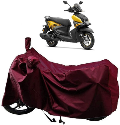 AutoFave Two Wheeler Cover for Yamaha(Ray-ZR 125FI BS6, Maroon)