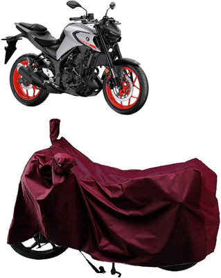 AutoFave Two Wheeler Cover for Yamaha(MT-03, Maroon)