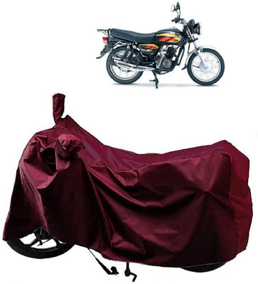AutoKick Two Wheeler Cover for TVS(Max, Maroon)