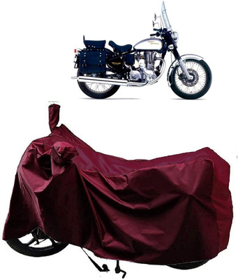 AutoFave Two Wheeler Cover for Royal Enfield(Machismo 350, Maroon)