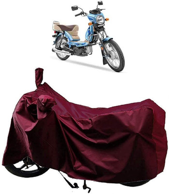 AutoFave Two Wheeler Cover for TVS(Luna, Maroon)
