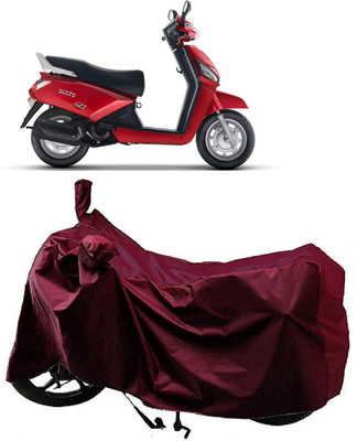 AutoFave Two Wheeler Cover for Mahindra(Gusto, Maroon)
