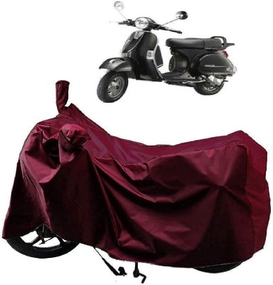 AutoKick Two Wheeler Cover for LML(Star Euro 150, Maroon)