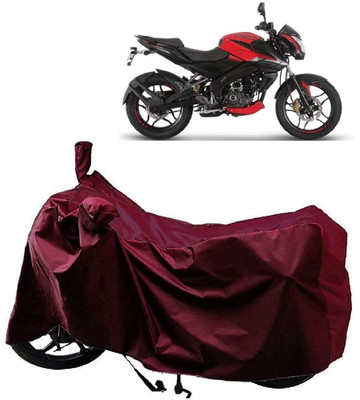 ANTOFY Two Wheeler Cover for Bajaj(Pulsar NS 160, Maroon)