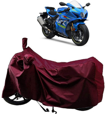 AutoFave Two Wheeler Cover for Suzuki(GSX-R1000 ABS, Maroon)