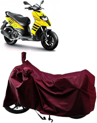 AutoFave Two Wheeler Cover for Aprilia(Storm 125, Maroon)