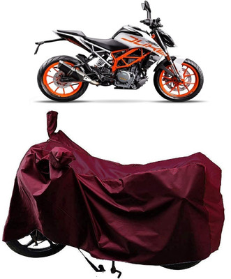 Autoprime Two Wheeler Cover for KTM(Duke 390, Maroon)