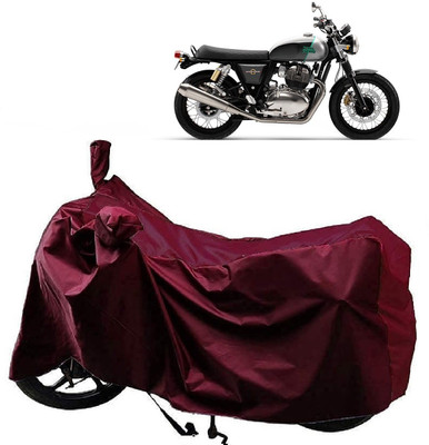 AutoFave Two Wheeler Cover for Royal Enfield(Twin, Maroon)