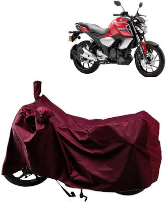 AutoFave Two Wheeler Cover for Yamaha(FZ S V3.0 FI, Maroon)