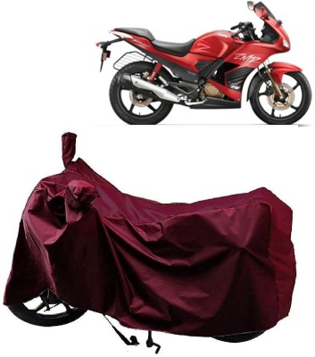 AutoFave Two Wheeler Cover for Hero(Karizma ZMR, Maroon)