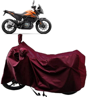 AutoFave Two Wheeler Cover for KTM(390 Adventure BS6, Maroon)