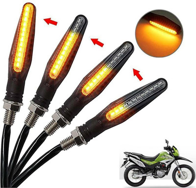 Generox Front, Rear, Side LED Indicator Light for Hero Impulse 223(Amber)