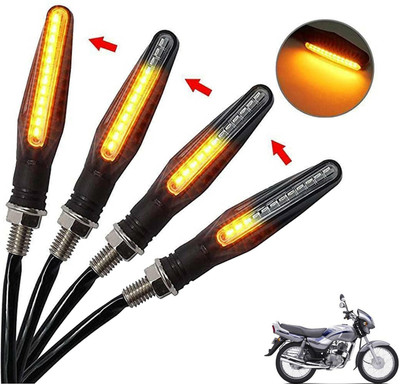 Generox Front, Rear, Side LED Indicator Light for TVS Victor GX(Amber)