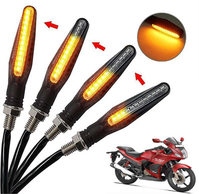 Generox Front, Rear, Side LED Indicator Light for Hero Karizma ZMR(Amber)
