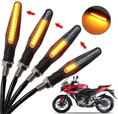 Generox Front, Rear, Side LED Indicator Light for Bajaj Pulsar 150 AS(Amber)
