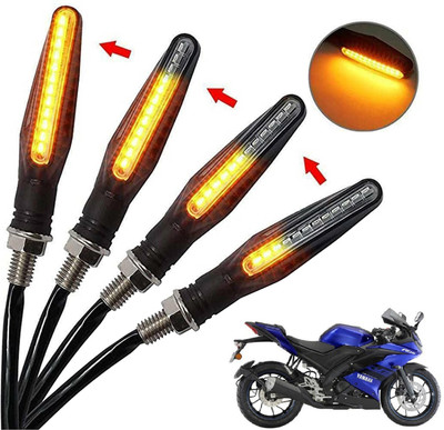 Generox Front, Rear, Side LED Indicator Light for Yamaha R15(Amber)