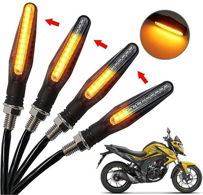 Generox Front, Rear, Side LED Indicator Light for Honda CB(Amber)