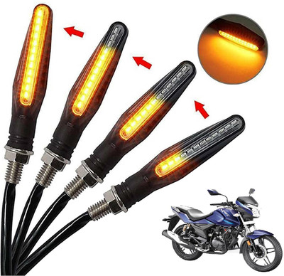 Generox Front, Rear, Side LED Indicator Light for Hero Xtreme(Amber)