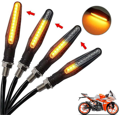 Generox Front, Rear, Side LED Indicator Light for KTM Duke RC 200(Amber)