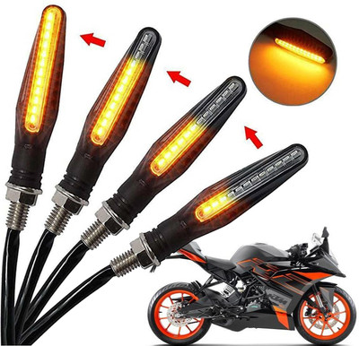 Generox Front, Rear, Side LED Indicator Light for KTM RC 200(Amber)