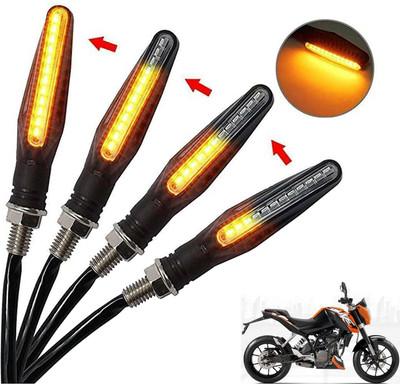 Generox Front, Rear, Side LED Indicator Light for KTM Duke 190(Amber)